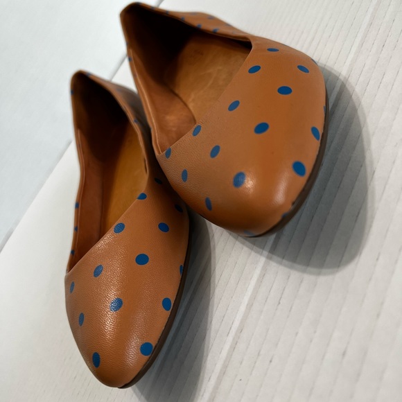 1973 Polka Dots - Leather flats - Picture 4 of 8